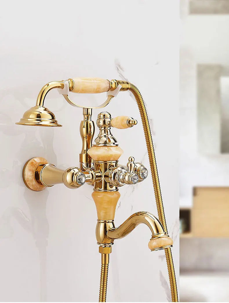 Vintage Messing Wasserhahn – Klassisches Design – Badewannen