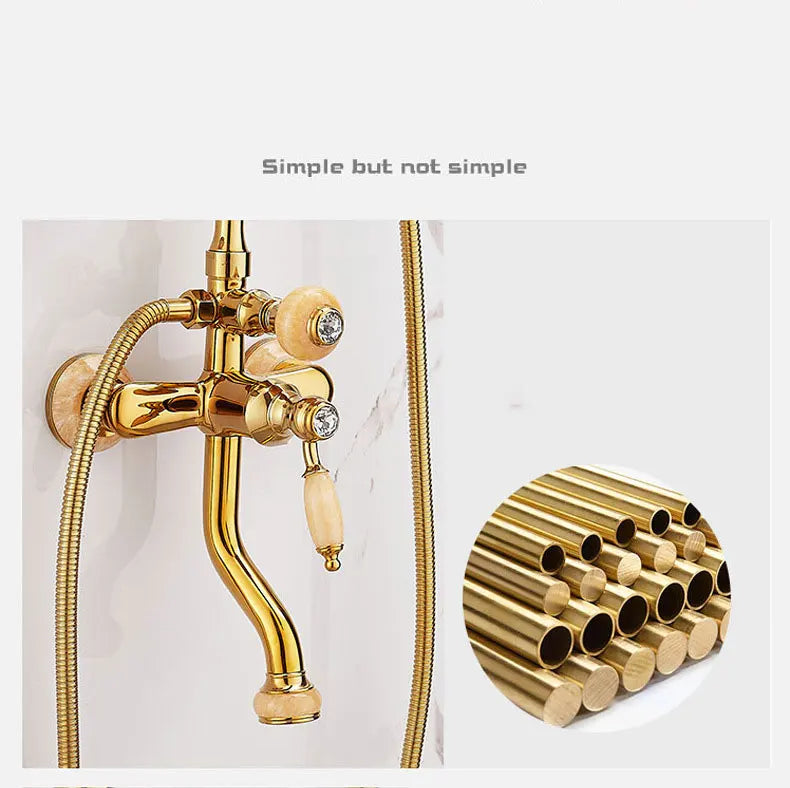 Vintage Messing Wasserhahn – Klassisches Design – Badewannen