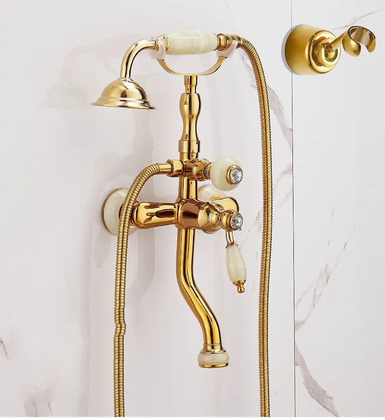 Vintage Messing Wasserhahn – Klassisches Design – Badewannen