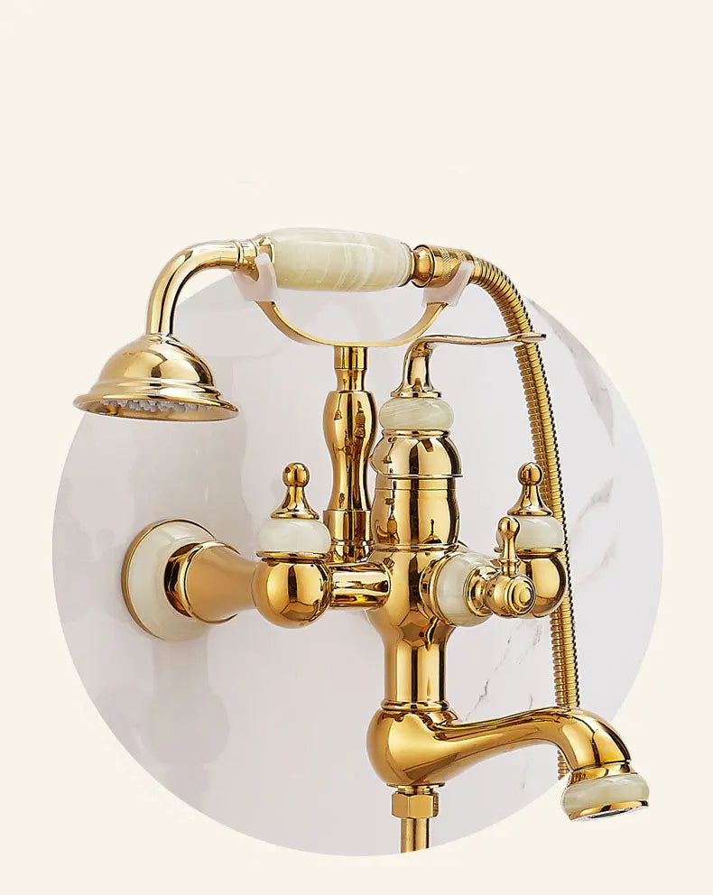 Vintage Messing Wasserhahn – Klassisches Design – Badewannen