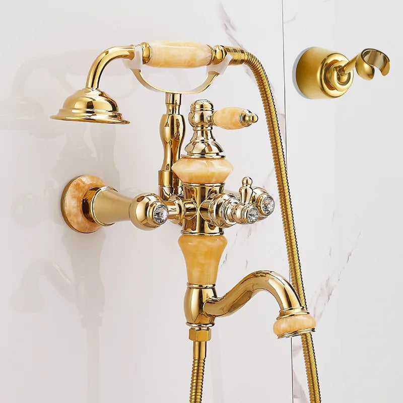 Vintage Messing Wasserhahn – Klassisches Design – Badewannen