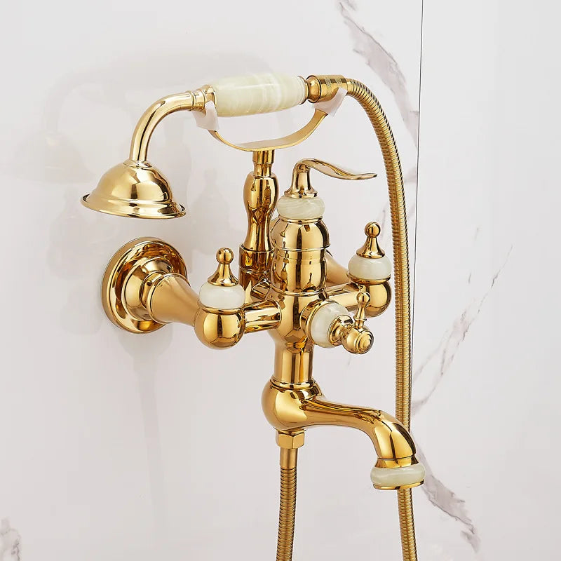 Vintage Messing Wasserhahn – Klassisches Design – Badewannen