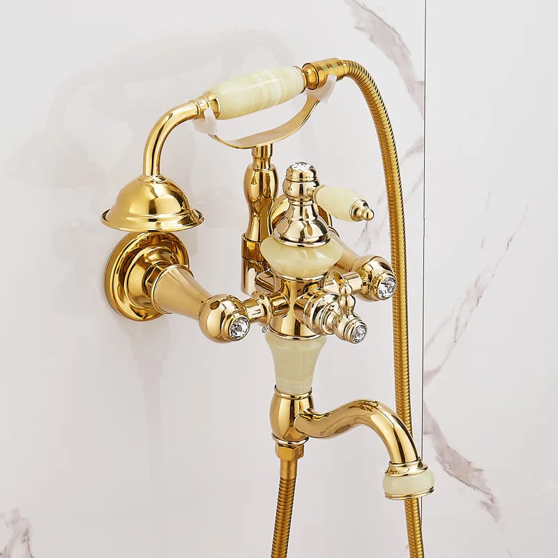 Vintage Messing Wasserhahn – Klassisches Design – Badewannen