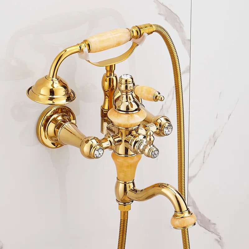 Vintage Messing Wasserhahn – Klassisches Design – Badewannen