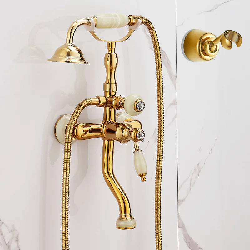 Vintage Messing Wasserhahn – Klassisches Design – Badewannen