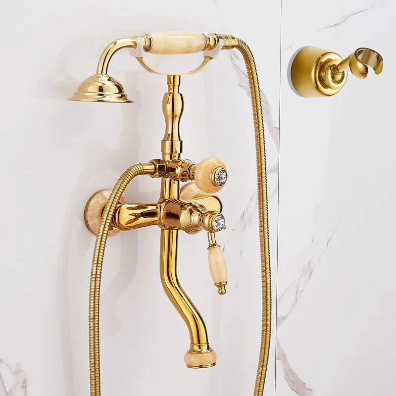 Vintage Messing Wasserhahn – Klassisches Design – Badewannen