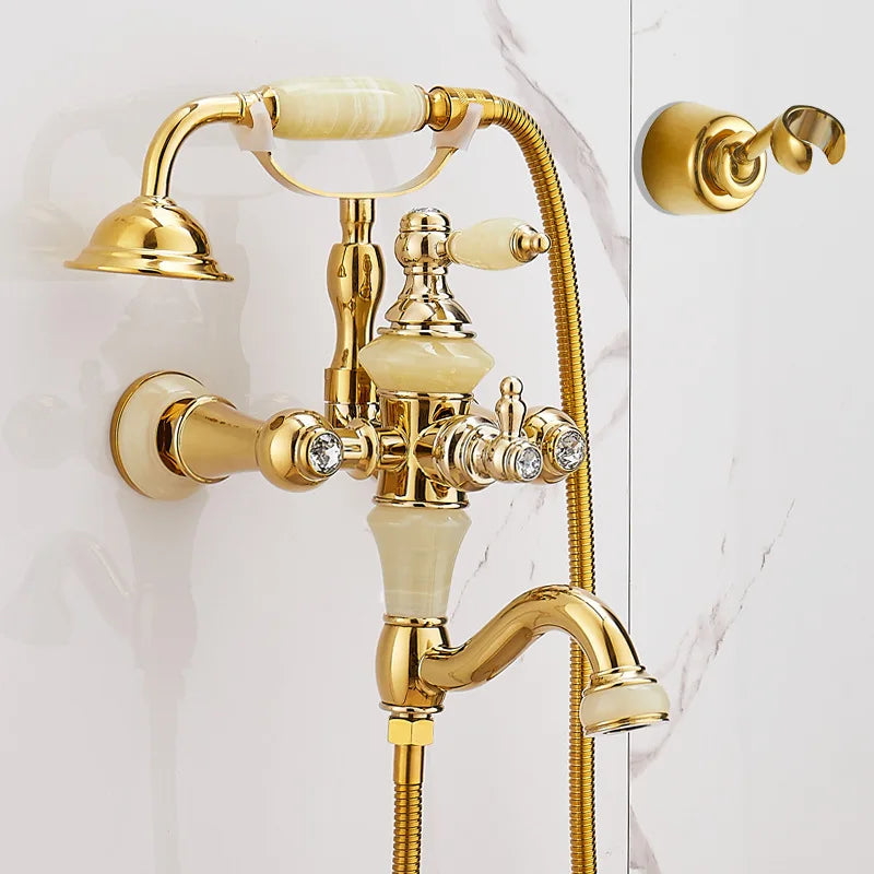 Vintage Messing Wasserhahn – Klassisches Design – Badewannen