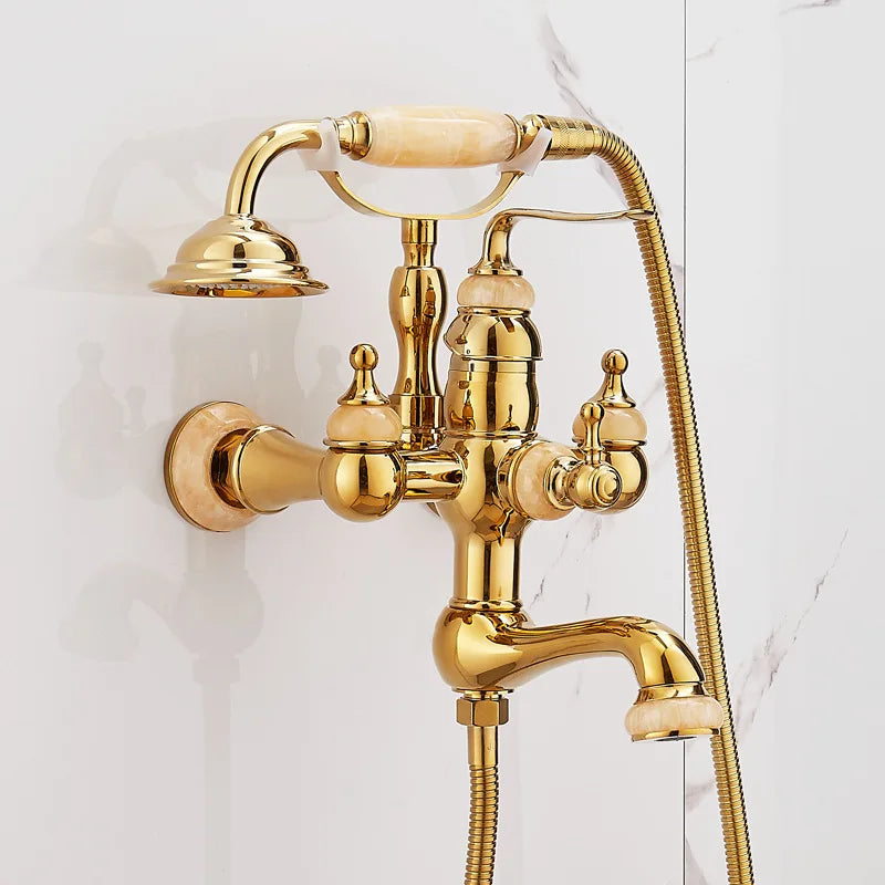 Vintage Messing Wasserhahn – Klassisches Design – Badewannen