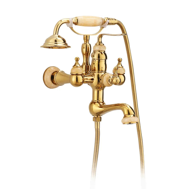 Vintage Messing Wasserhahn – Klassisches Design – Badewannen