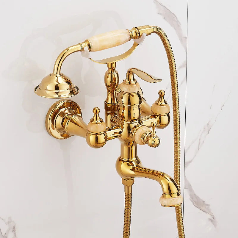 Vintage Messing Wasserhahn – Klassisches Design – Badewannen