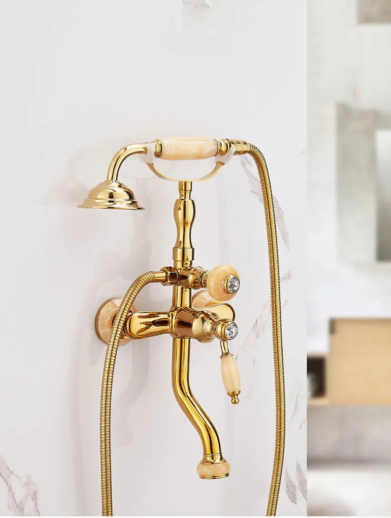 Vintage Messing Wasserhahn – Klassisches Design – Badewannen