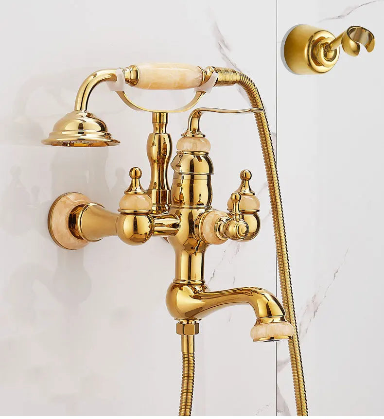 Vintage Messing Wasserhahn – Klassisches Design – Badewannen