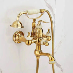 Vintage Messing Wasserhahn – Klassisches Design – Badewannen