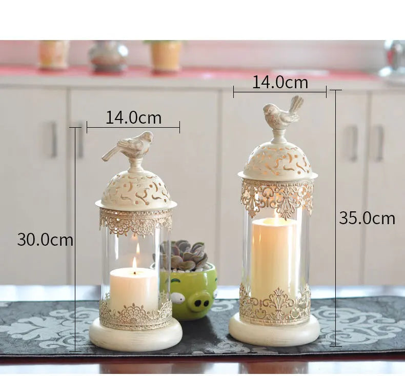 Vintage Metall Teelichthalter – Kreatives Domdesign