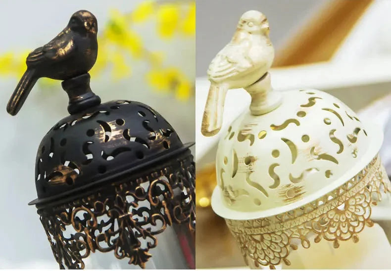 Vintage Metall Teelichthalter – Kreatives Domdesign