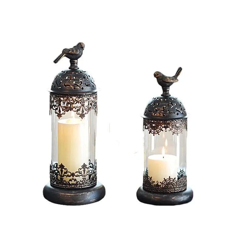 Vintage Metall Teelichthalter – Kreatives Domdesign