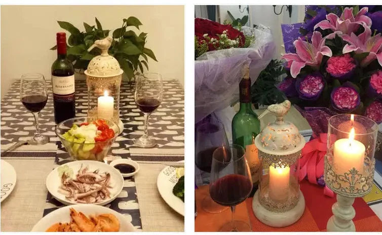 Vintage Metall Teelichthalter – Kreatives Domdesign