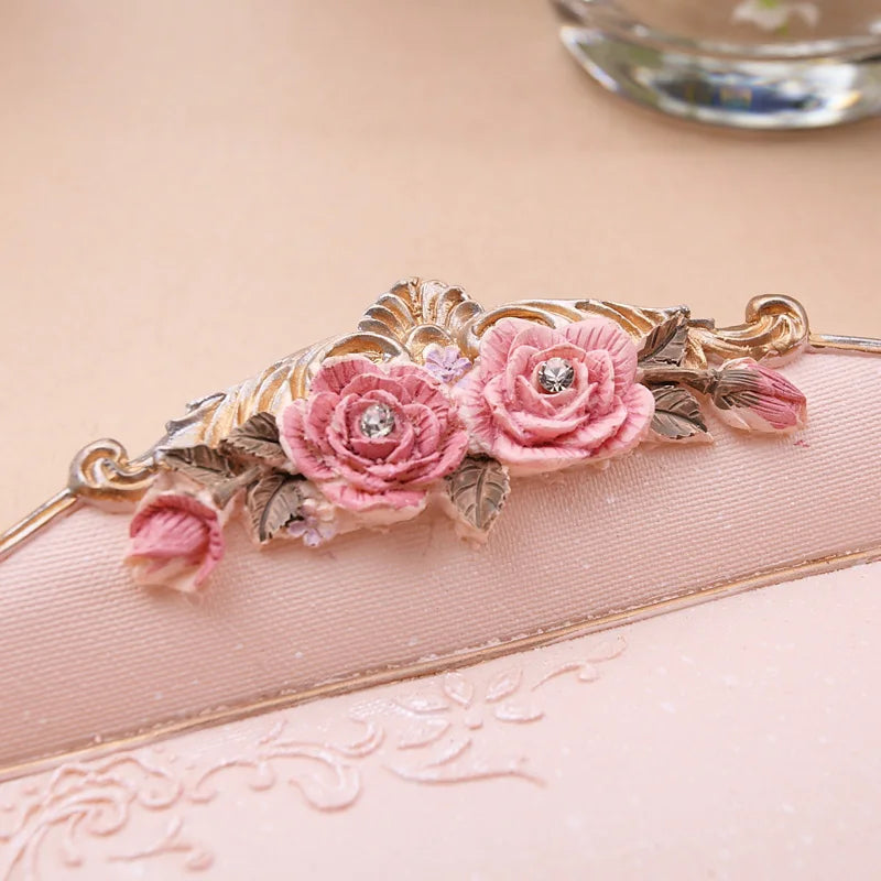 Vintage Schmucktablett aus Resin – Koreanischer Stil, 18x9.5cm