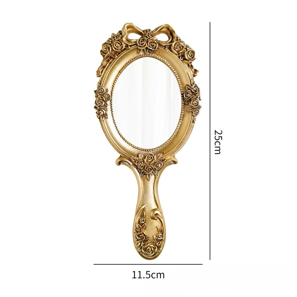 Vintage Spiegel – Rose-Design – 11.5x25cm