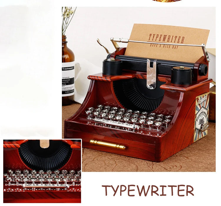 Vintage Spieluhr – Retro Stil – Handgekurbelte