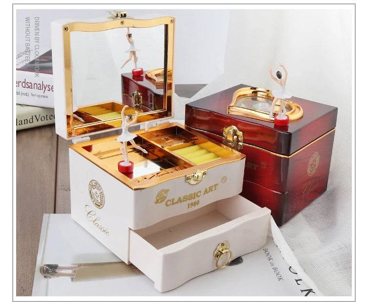 Vintage Spieluhr – Retro Stil – Handgekurbelte