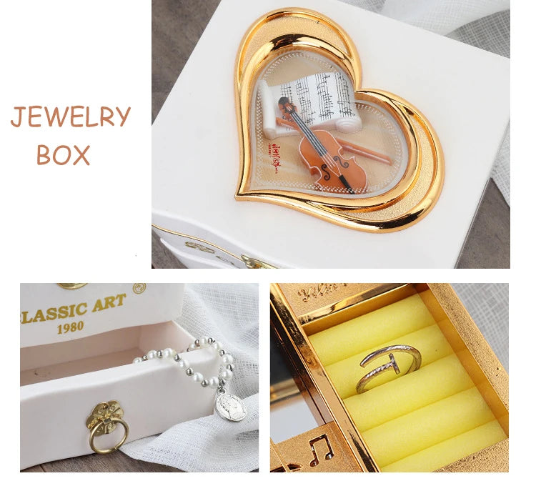 Vintage Spieluhr – Retro Stil – Handgekurbelte