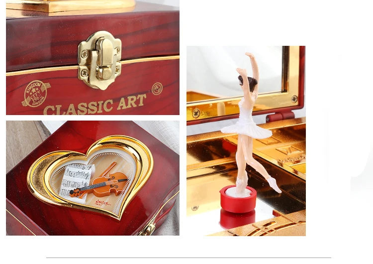 Vintage Spieluhr – Retro Stil – Handgekurbelte