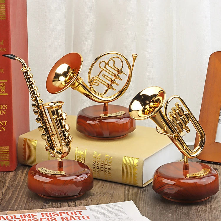 Vintage Spieluhr – Retro Stil – Handgekurbelte