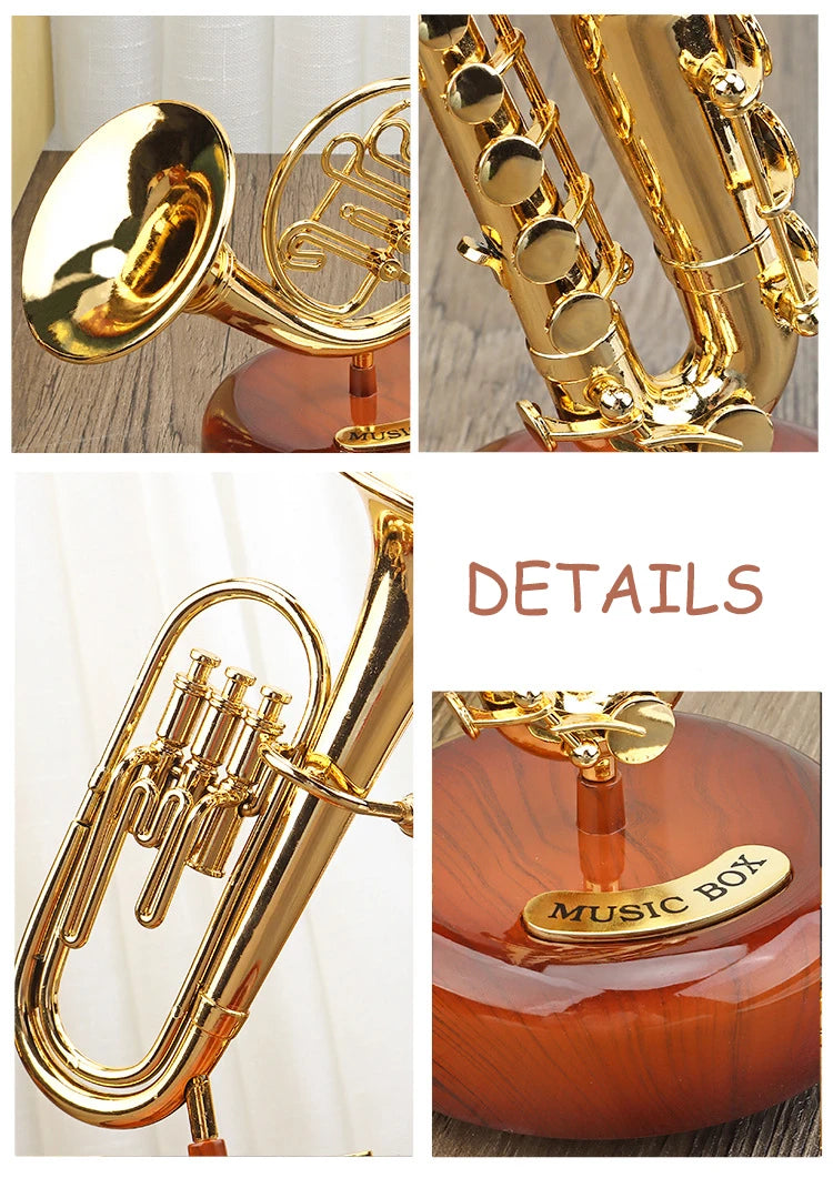 Vintage Spieluhr – Retro Stil – Handgekurbelte