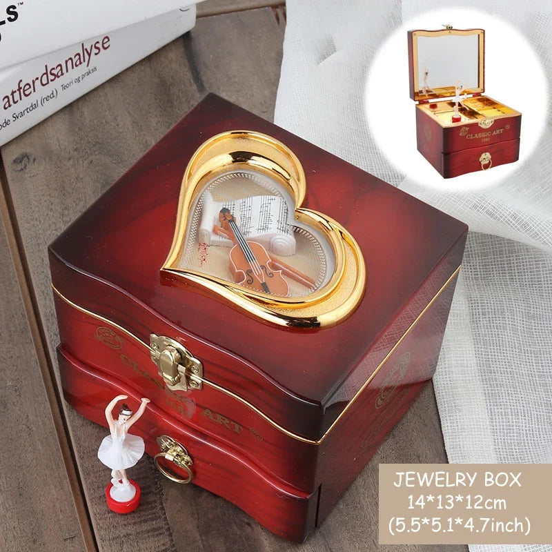 Vintage Spieluhr – Retro Stil – Handgekurbelte