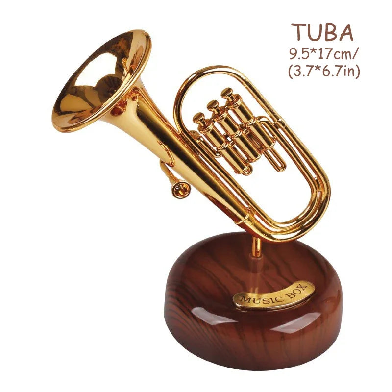 Vintage Spieluhr – Retro Stil – Handgekurbelte