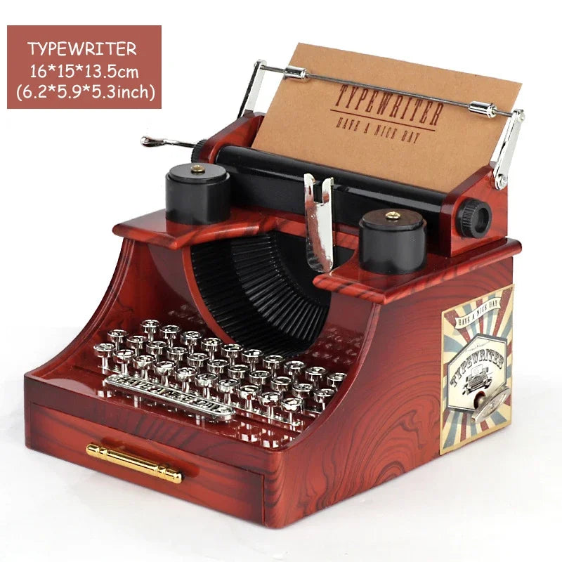 Vintage Spieluhr – Retro Stil – Handgekurbelte