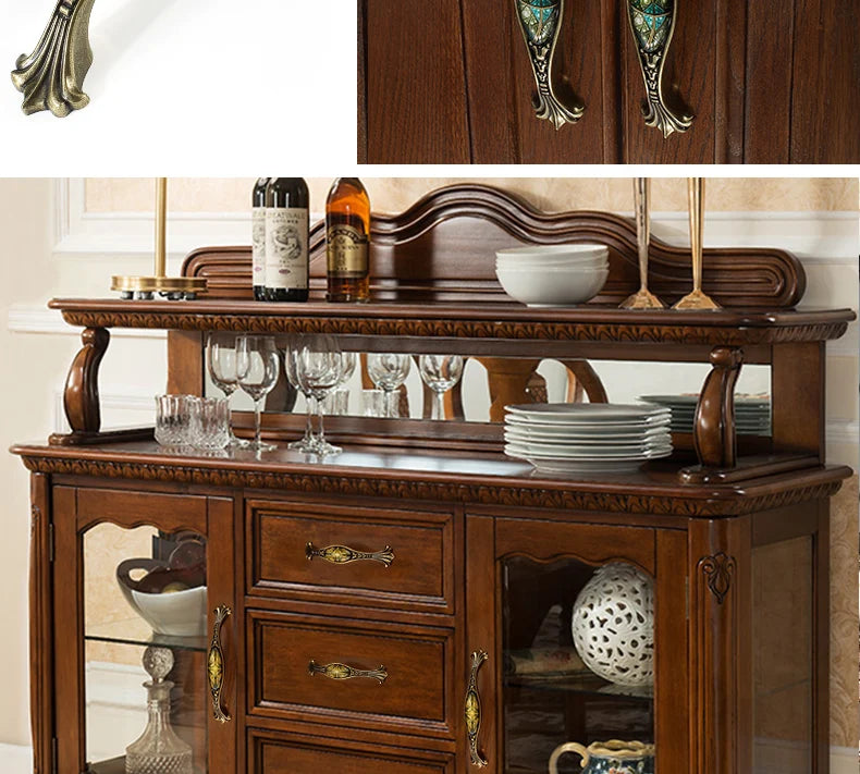 Vintage Türgriffe – Retro Bronzedesign – Küchenschränke