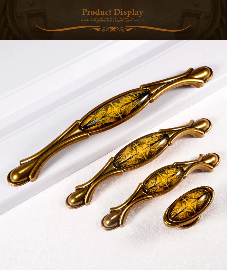 Vintage Türgriffe – Retro Bronzedesign – Küchenschränke