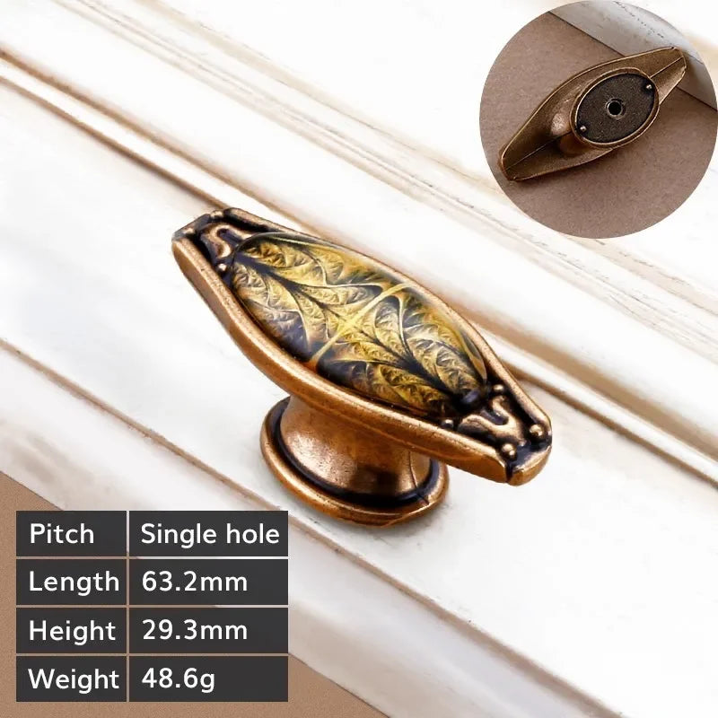 Vintage Türgriffe – Retro Bronzedesign – Küchenschränke