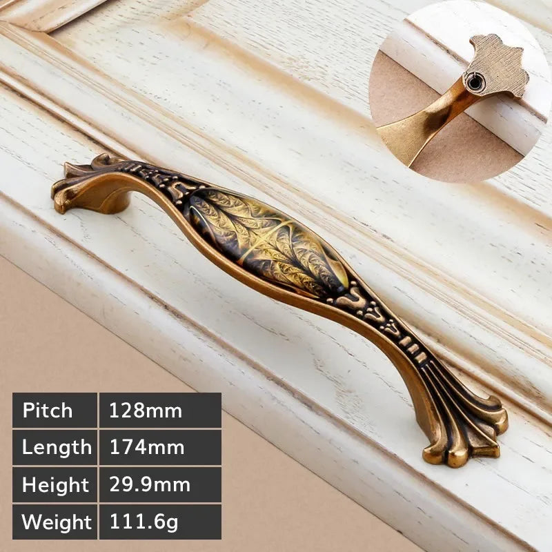 Vintage Türgriffe – Retro Bronzedesign – Küchenschränke