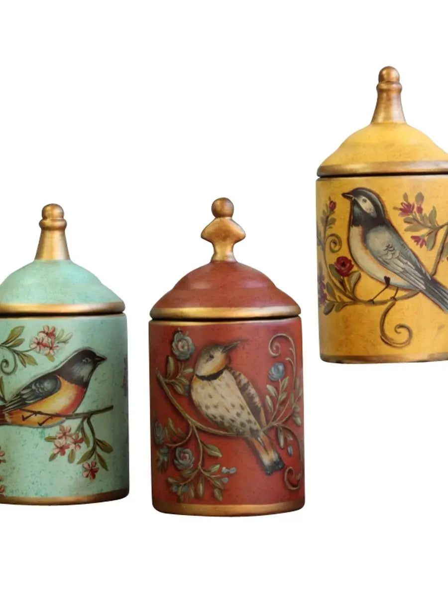 Vintage Vorratsdose – Keramik Retro Design – 10x22 cm