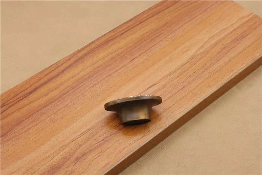 Vintage Zinklegierungsgriff – Rosen-Design 58mm/96mm/128mm