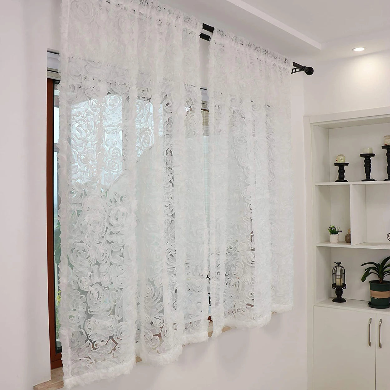 Vorhang - Retro-Rokoko Floral 132x274 cm