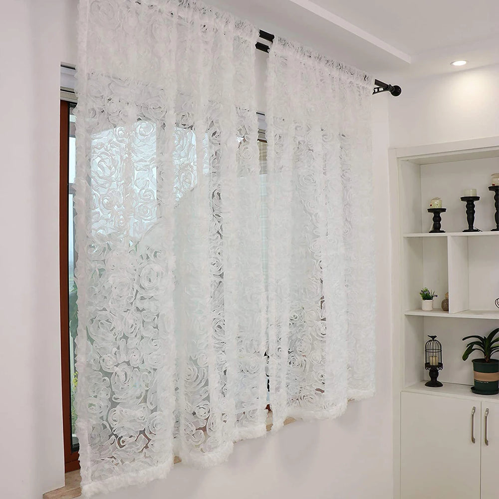 Vorhang - Retro-Rokoko Floral 132x274 cm