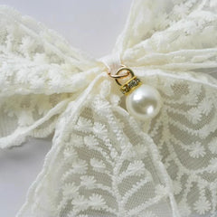 Vorhangbänder – Französischer Wollstoff – Beige/Weiss