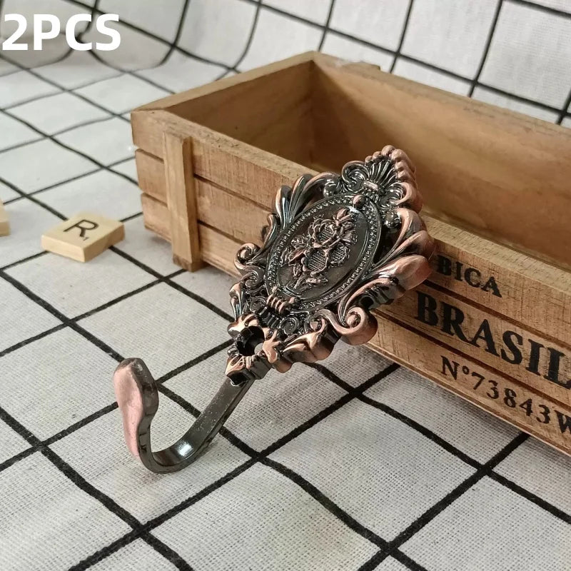 Vorhanghaken – Retrostil Zinklegierung – 2er Set