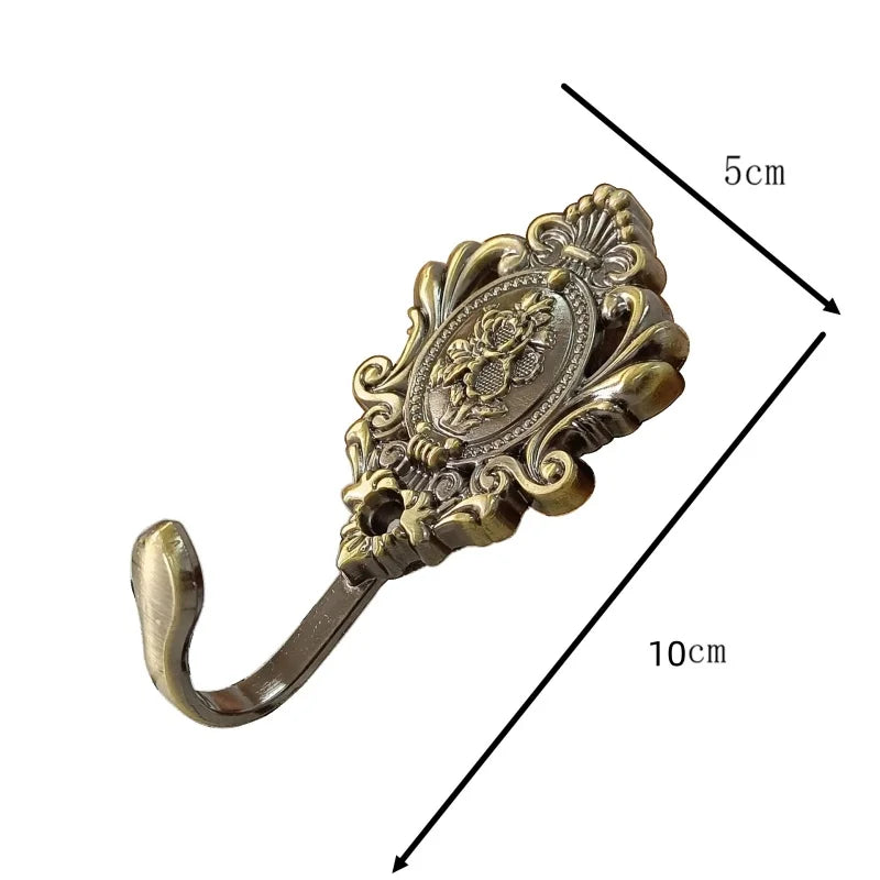 Vorhanghaken – Retrostil Zinklegierung – 2er Set