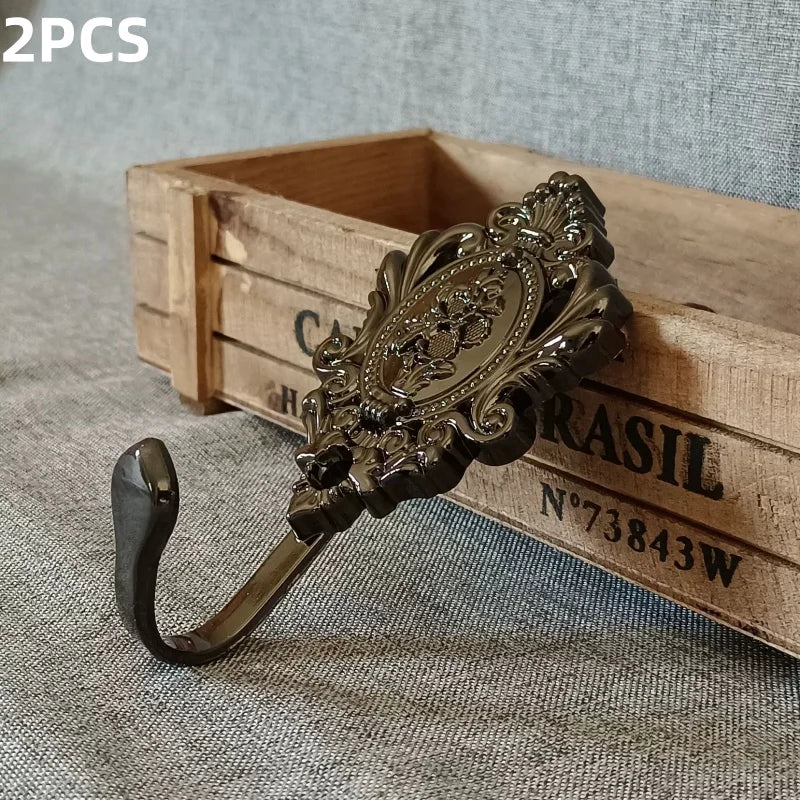 Vorhanghaken – Retrostil Zinklegierung – 2er Set