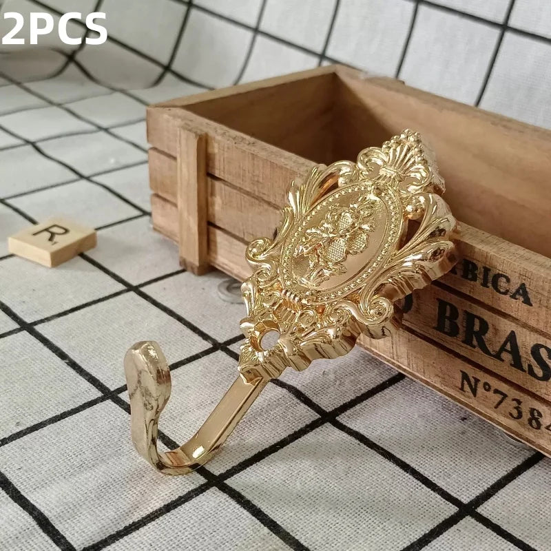 Vorhanghaken – Retrostil Zinklegierung – 2er Set