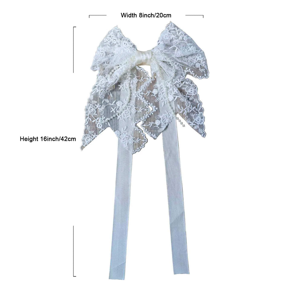 Vorhanghalter – Pastoral Spitze Perlen – 2 Stück