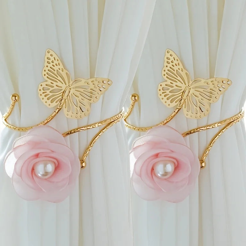 Vorhangringe – Metall Floral Hollow Out Schlafzimmer