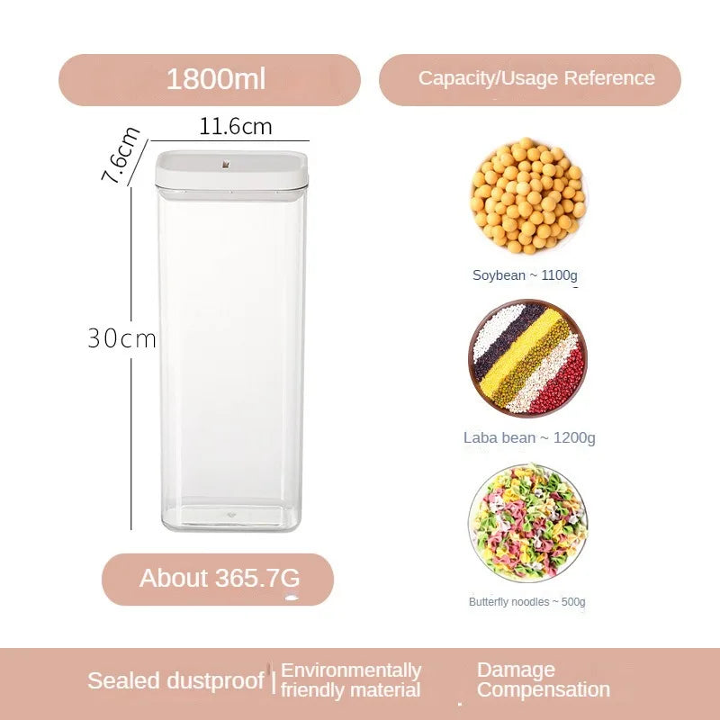 Vorratsglas – Stilvolles Design – 1800ml Volumen