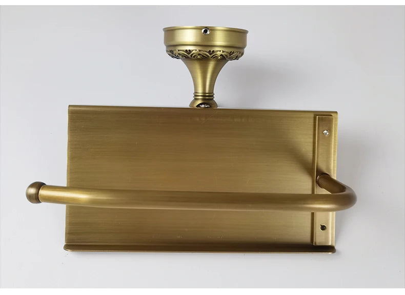 WC-Rollenhalter – Antik Messing Gebürstet