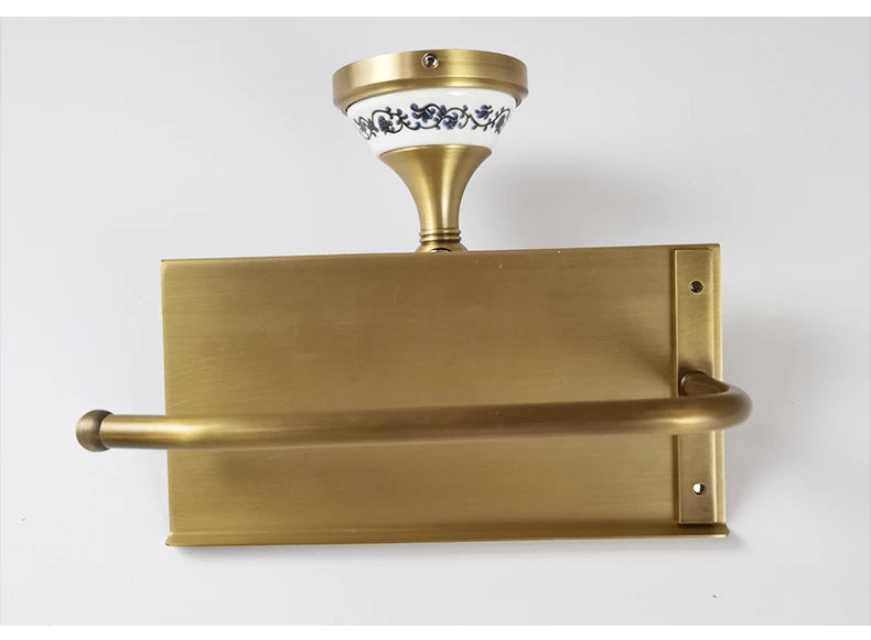 WC-Rollenhalter – Antik Messing Gebürstet